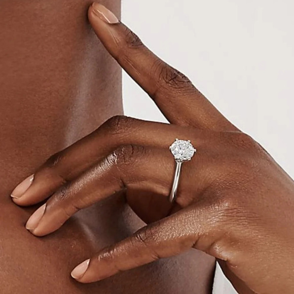 Tiffany Setting Engagement Ring - Picture 5 of 6